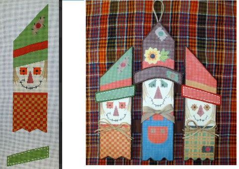 Picket Fence Scarecrow (left)
