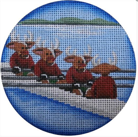 Rowing Team Reindeer