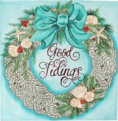 Coastal Tidings Wreath