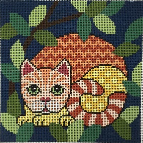 Out Cattin Around w/Orange Tabby