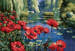 Lakeside Poppies