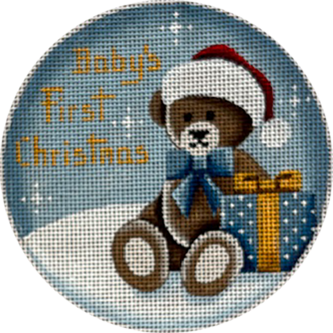 Babies First Christmas/Boy Teddy (Rebecca Wood)
