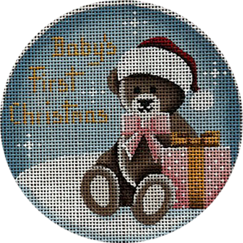 Babies First Christmas/Girl Teddy (Rebecca Wood)