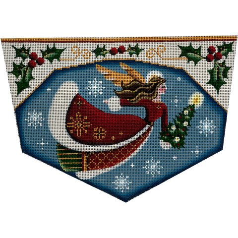 Red Angel Stocking Cuff (Rebecca Wood )