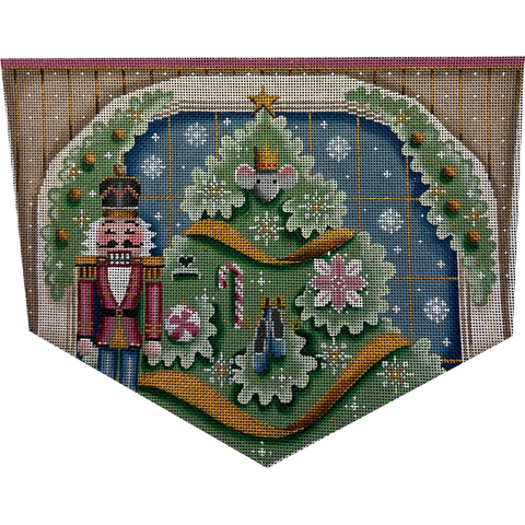 Nutcracker Ballet Stocking Cuff (Rebecca Wood )