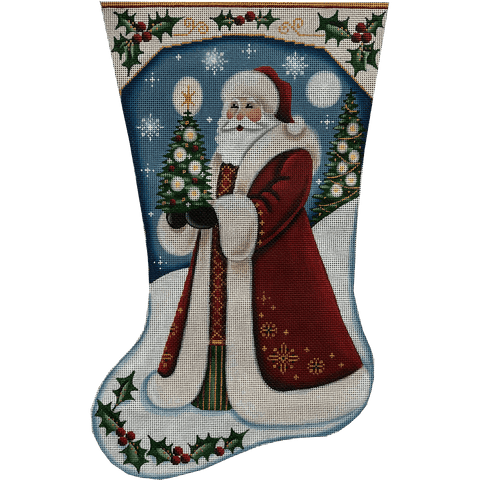 Red Santa Stocking (Rebecca Wood )