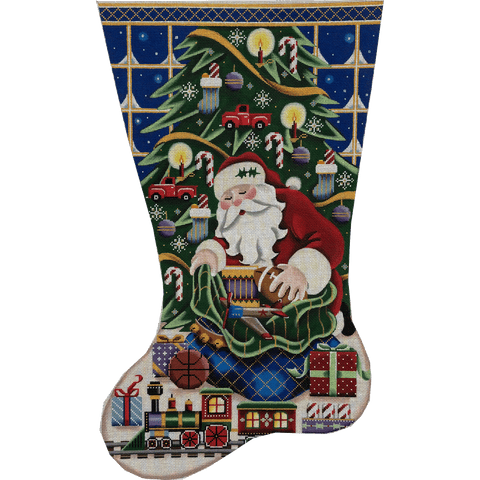 Santa's Gifts/Boy Stocking (Rebecca Wood)