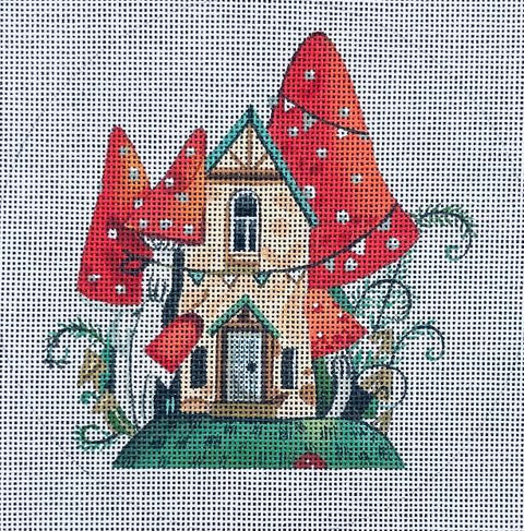 Mushroom House LH-6 (Mindys Needlepoint)