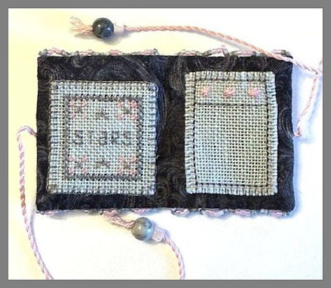 Crescent Moon and Stars Tiny Needlebook (Fern Ridge)