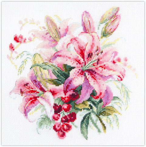 Pink Lilies (Magic Needle)