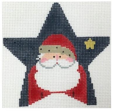 Santa in Blue Star