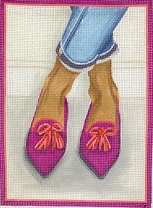 Hereâ€™s Looking at Shoe - Pointy Flats w/Tassels 