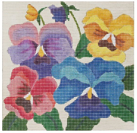 Pansies - Easy Stitch