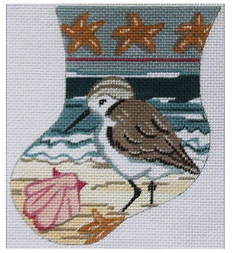 Sandpiper w/Shell Mini Stocking