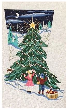 Decorating the Tree Stocking