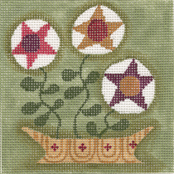 Folksy Star Flowers