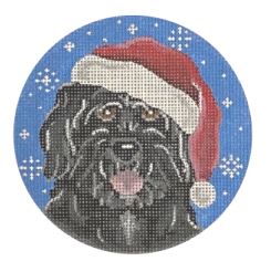 Portuguese Water Dog Santa 