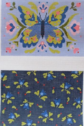 Vanessa - Blue Butterfly Clutch