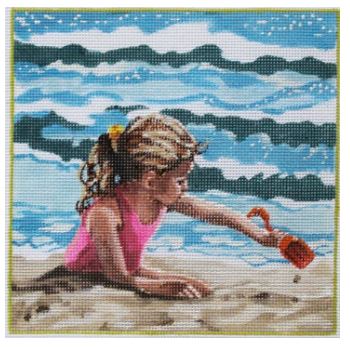 Little Girl at the Beach