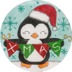 Penguin w/Christmas Sign