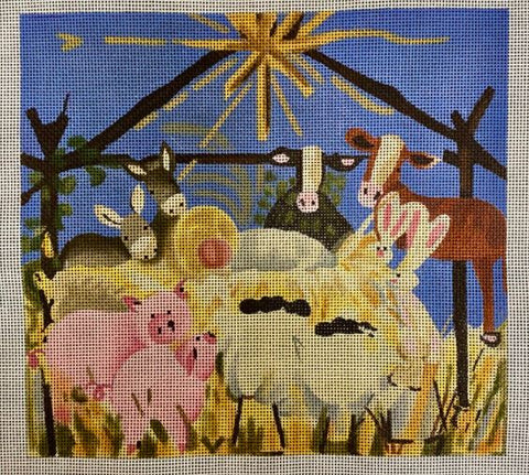 All Animal Nativity - Large