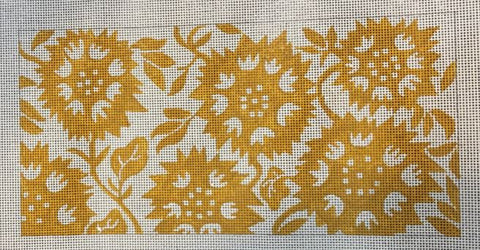 Sunflowers Bolster Yellow
