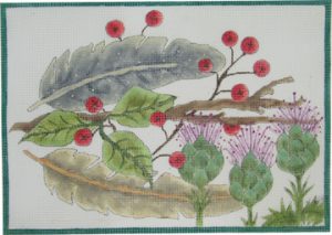 Feathers Thistles and Berries