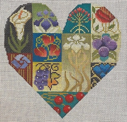 Nouveau Tile Heart
