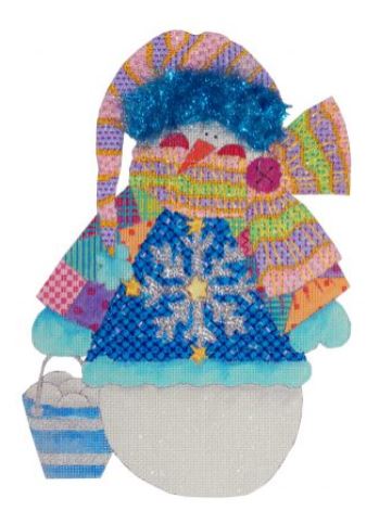 Snowflake Patchwork Snowman 