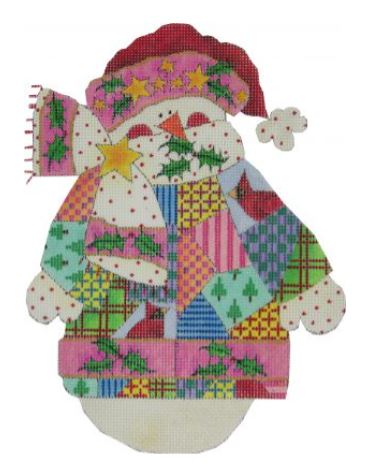 Winter Patchwork Snowman 