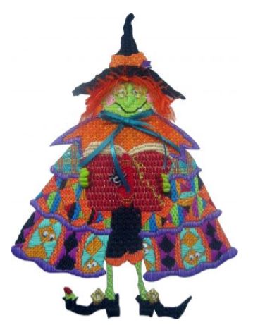 Old Maid Patchwork Witch