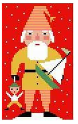 Gold Santa