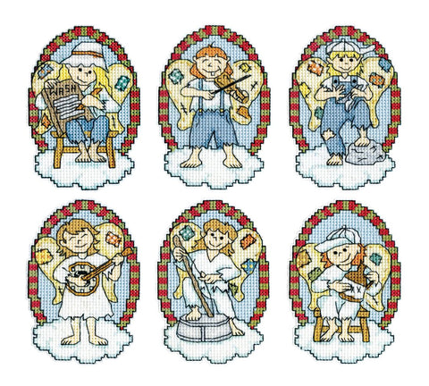 Washboard Angels Ornaments (Design Works)