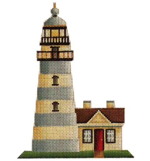 Blue Stripped Lighthouse