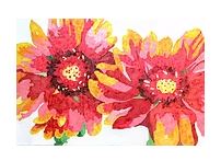 Painters Blanket Flower Rug