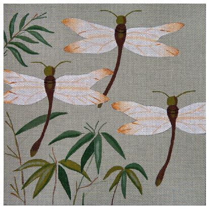 Dragonflies and Bamboo