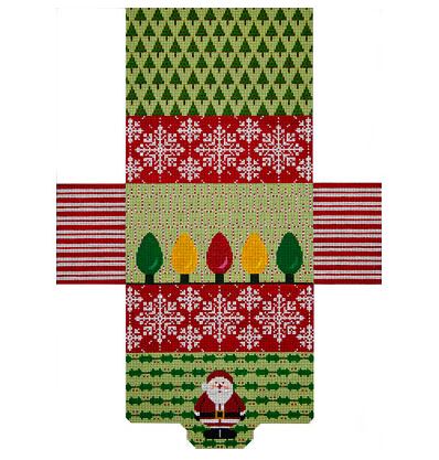 Christmas Patchwork Brick Bag Purse