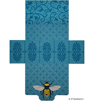Elegant Bees and Patterns Brick Bag Purse