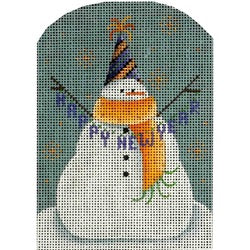 New Year Snowman