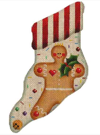 Gingerbread Mini Sock