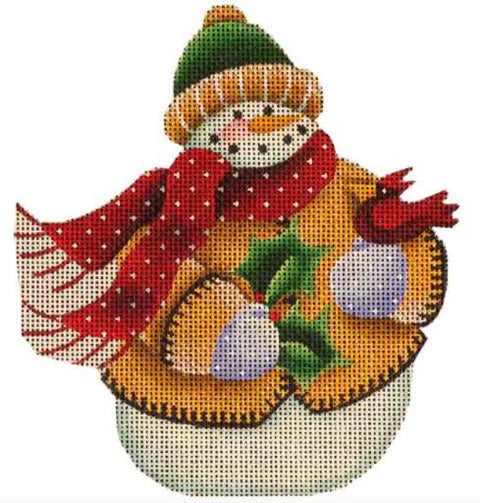 Gold Snowman