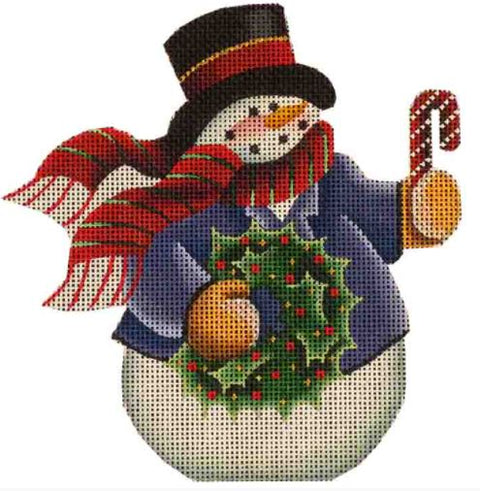 Blue Snowman