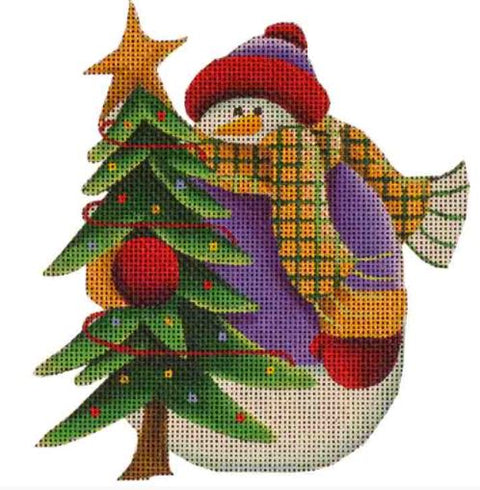 Lavender Snowman