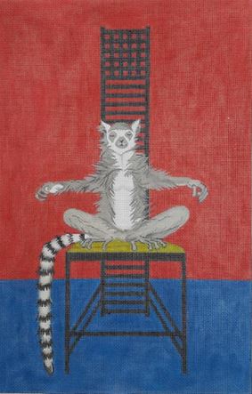 Lemur on a Mackintosh Chair