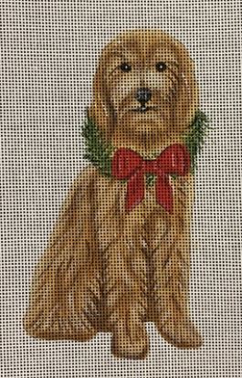 Holiday Goldendoodle Standup