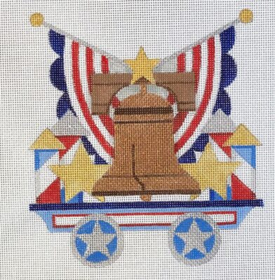 Patriotic Train Flat Car
