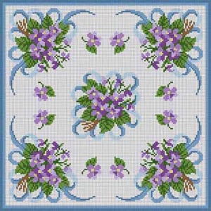 Violets and Ribbons