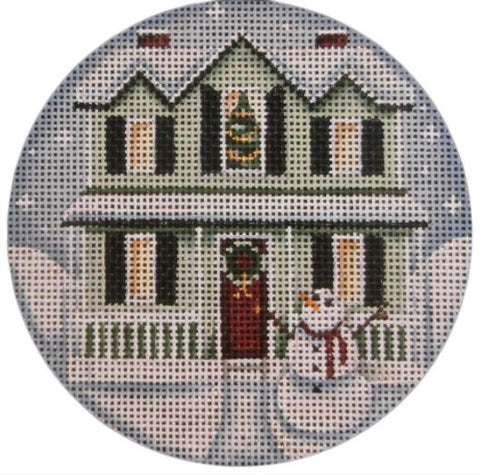 Green Christmas House