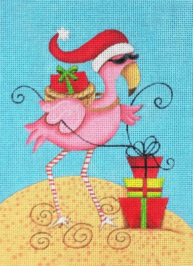 Flamingo w/Background