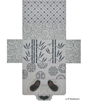 Panda/Bamboo Brick Bag Purse
